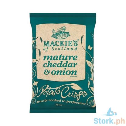 Picture of Mackie's Mature Cheddar & Onion Potato Crisps 150g