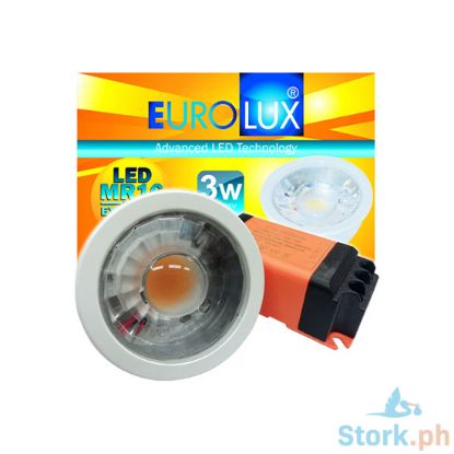 Picture of Eurolux Led Cob Mr16 Spotlight With External Driver Warmwhite