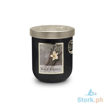 Picture of H&H Black Vanilla Elegant Fragrance Scented Soy Small 115g