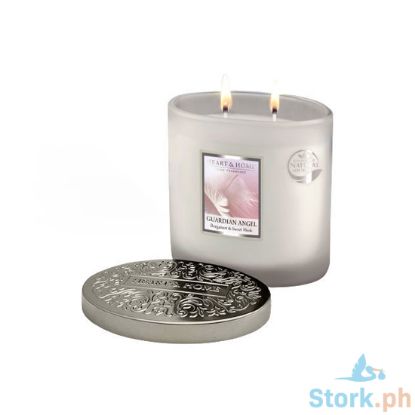 Picture of H&H Guardian Angel Dazzling Fragrance Scented Soy Candle Jar Twin Wick 230g