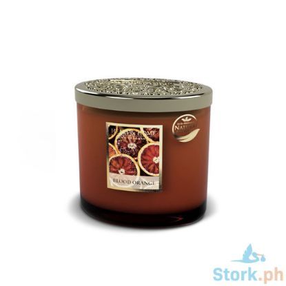 Picture of H&H Blood Orange Dazzling Fragrance Scented Soy Candle Jar Twin Wick 230g