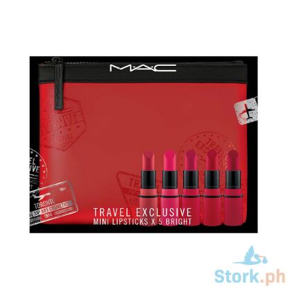 Picture of M.A.C. Cosmetics M.A.C. Travel Exclusive Mini Lipsticks X 5 - Bright