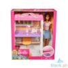 Picture of Barbie Doll and Furniture Set - Loft Bed with Transforming Bunk Bed