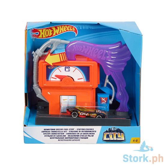 Picture of Hot Wheels City Themed Downtown Speedy Fuel Stop Playset
