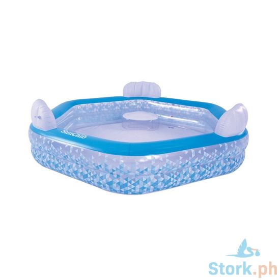 Picture of Jilong Giant Hexagon Family Swimming Pool 87.5 x 83 x 22.5 inches