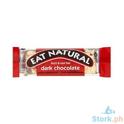 Picture of Eat Natural Dark Chocolate with Cranberries and Macadamia 3 Pack 45g