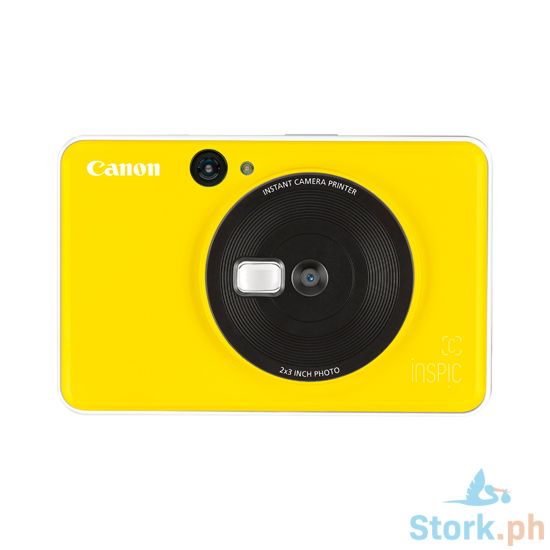 Picture of Canon Instant Camera Mini Photo Printer iNSPiC CV-123A - Bubblegum Yellow