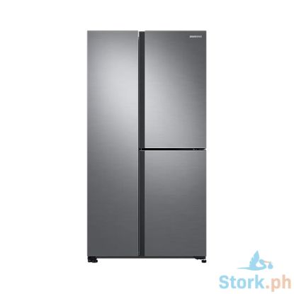 Picture of Samsung RS63R5561M9/TC 24.3 Cu. Ft. 3-Door Side By Side Gentle Silver Matte Refrigerator