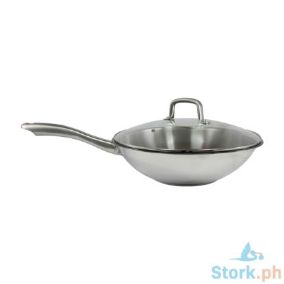 Picture of Metro Cookware 32X9cm Chinese Wok With Lid