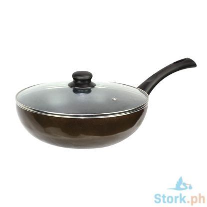 Picture of Metro Cookware 28cm Wok Pan With Glass Lid