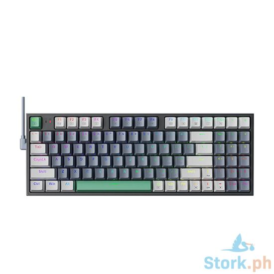 Picture of Machenike Keyboard K500-B94W Three Mode Brown Switch RGB Grey