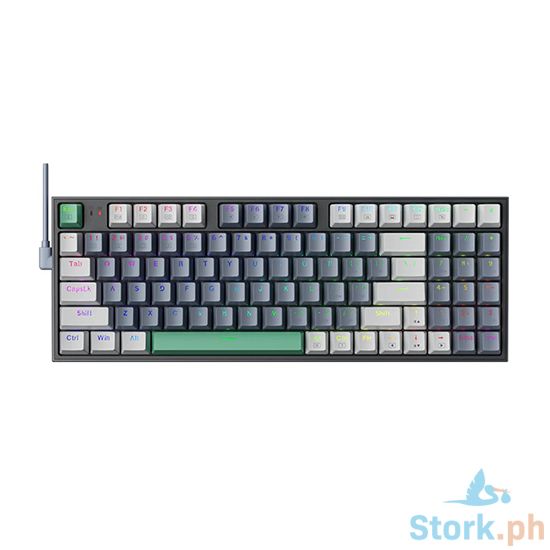 Picture of Machenike Keyboard K500-B94 Wired Brown Switch RGB White