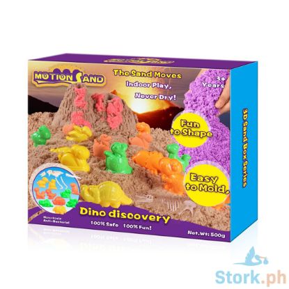 Picture of Motion Sand 3D Sand Box - Dino Discovery (500g sand + 11 moulds + 3D box)
