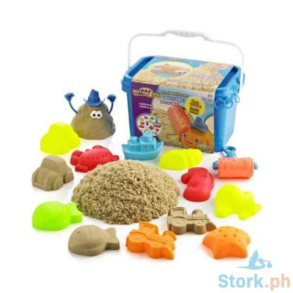 Picture of Motion Sand Deluxe Bucket - Beach Set (with 800g sand + 10 moulds + 5 parts in bucket)