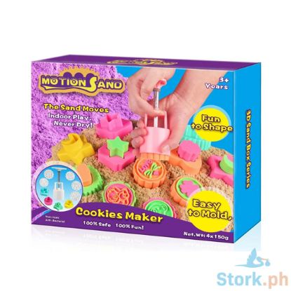 Picture of Motion Sand 3D Sand Box - Cookie Maker (600g sand + 10 moulds + 3D box)