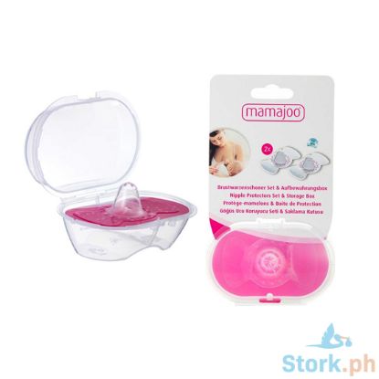 Picture of Mamajoo Nipple Protectors Set with Sterilization & Storage Box