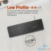 Picture of Promate Quiet Key Wired Compact KeyBoard & Mouse