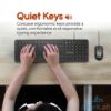 Picture of Promate Quiet Key Wired Compact KeyBoard & Mouse