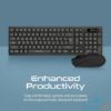 Picture of Promate Sleek Profile Full Size Wireless Keyboard & Mouse