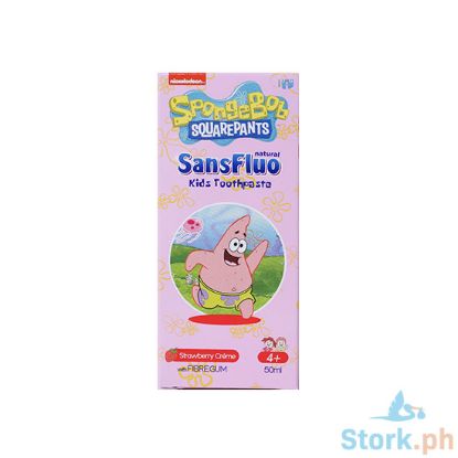 Picture of SansFluo Natural Kids Toothpaste (Strawberry Creme)