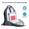 Picture of Promate Explorer-BP 13" Anti-Theft Laptop Backpack with Multiple Pockets & USB Charging Port
