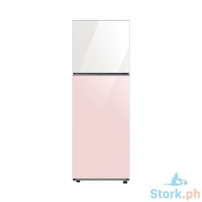 Picture of Samsung RT31CB56448CTC 10.8 cu.ft Bespoke Top Mount Freezer Refrigerator with AI Energy in Clean White + Clean Pink