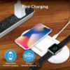 Picture of Promate Aurabase-2 Dual Fast Wireless charging station for Apple iPhone and Apple Watch White
