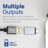 Picture of Promate EzHub-7 Aluminium Alloy Powered USB Hub / 7 USB 3.0 Ports / USB-C Adaptor / 5Gbps Transfer Rate / Data & Charge