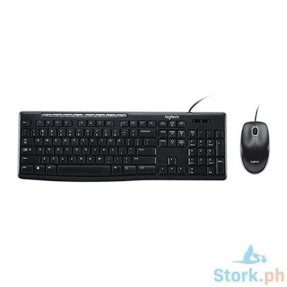 Picture of Logitech MK200 Media Corded Keyboard and Mouse