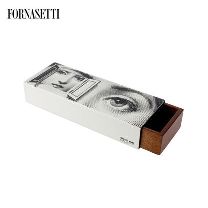 Picture of Fornasetti Box 200 Occhio con Finestra black/white