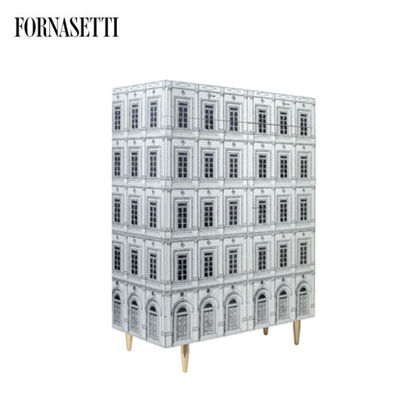 Picture of Fornasetti Cabinet Architettura white/black