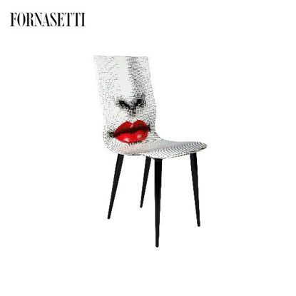 Picture of Fornasetti Chair Bocca black/white/red