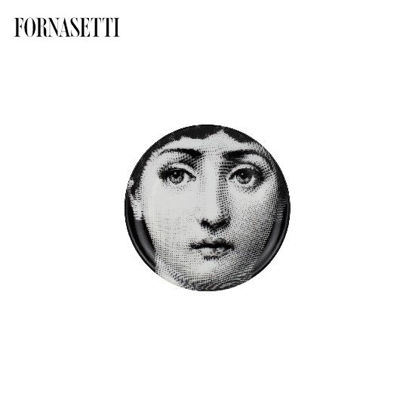Picture of Fornasetti Coaster Tema e Variazioni n°1 Viso black/white Fornasetti pour L'Eclaireur