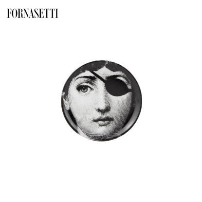 Picture of Fornasetti Coaster Tema e Variazioni n°8 black/white Fornasetti pour L'Eclaireur