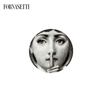 Picture of Fornasetti Coaster Tema e Variazioni n°334 black/white Fornasetti pour L'Eclaireur