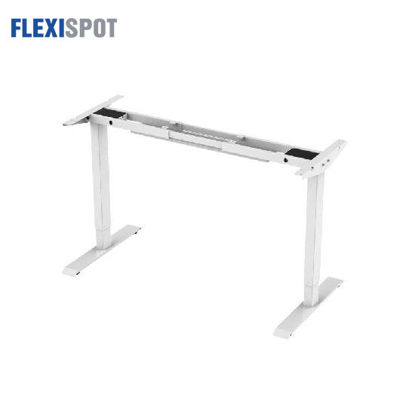 Picture of Flexispot Electric Height-Adjustable Desk 2-Stage 1 Motor E2E: Frame Only - White