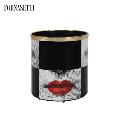 Picture of Fornasetti Paper basket Kiss colour