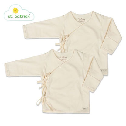 Picture of St. Patrick Tie-side Long Sleeves x2 (0-3 mos.)