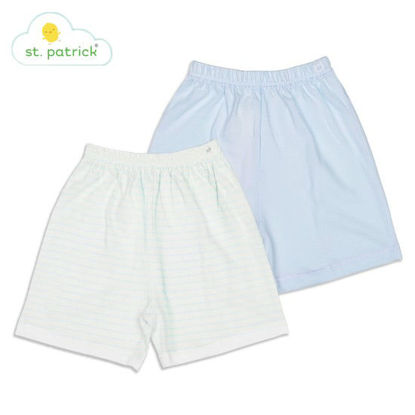 Picture of St. Patrick Shorts x2 (Blue Stripes, 24 mos.)