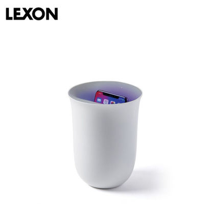 Picture of LEXON Oblio 10W Wireless Charging Station with UV Sanitizer - White