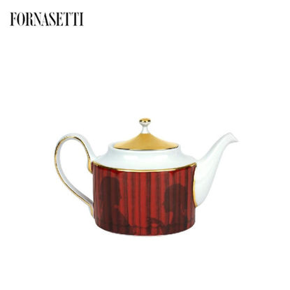 Picture of Fornasetti Teapot Silhouette - Don Giovanni colour