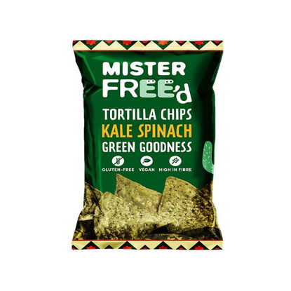 Picture of Mr. Free'D Kale and Spinach Tortilla Chips (135g)