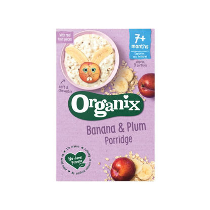 Picture of Organix Banana & Plum Porridge 200g