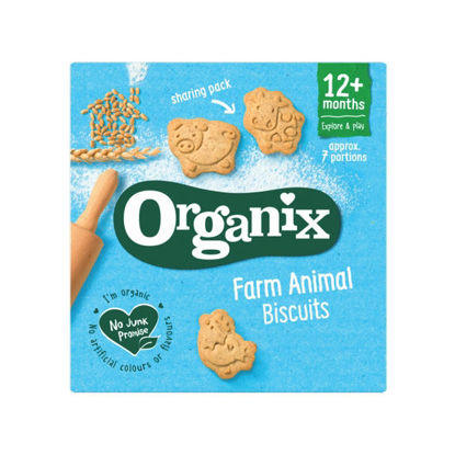 Picture of Organix Farm Animal Biscuit 100g