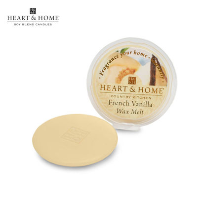 Picture of H&H Wax Melt French Vanilla Fragranced Scented Soy Candles 26g