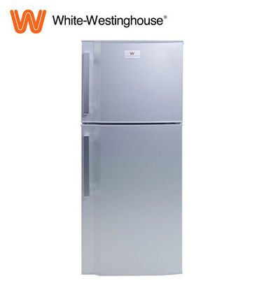 Picture of White-Westinghouse HTM1608DA-PH Two-Door Direct Cool Refrigerator, Silver 5.8 cu ft