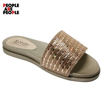 Picture of People Are People Mission Beaded Slip Ons 39 - Rosegold