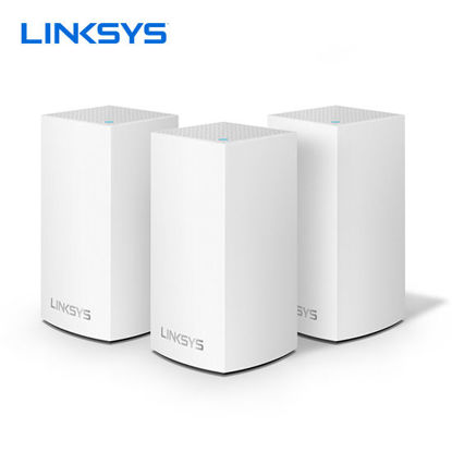 Picture of Linksys Velop Intelligent Mesh WiFi System, 3-Pack White (AC3900)