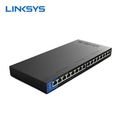 Picture of Linksys LGS116P 16-Port Business Desktop Gigabit PoE+ Switch