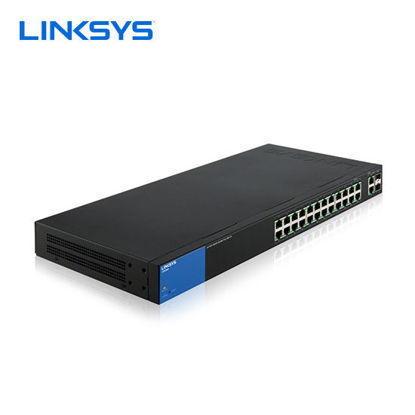 Picture of Linksys Business LGS326MP PoE+ Smart 24 Port Gigabit Network Switch + 2X Gigabit SFP/RJ45 Combo Ports (384W)